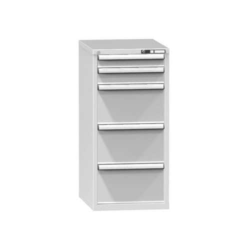 Zásuvková skříň ZE3, 578 x 753 x 1215 mm, šedá-šedá