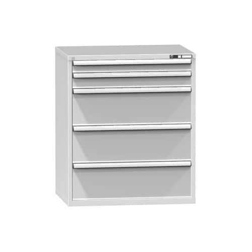 Zásuvková skříň ZG1, 1037 x 753 x 1215 mm, šedá-šedá