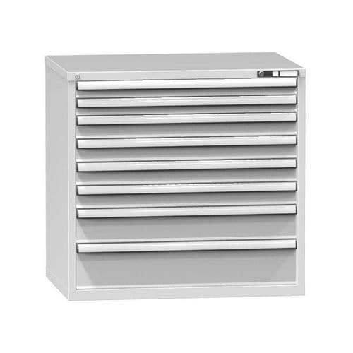 Zásuvková skříň ZG5, 1037 x 753 x 990 mm, šedá-šedá