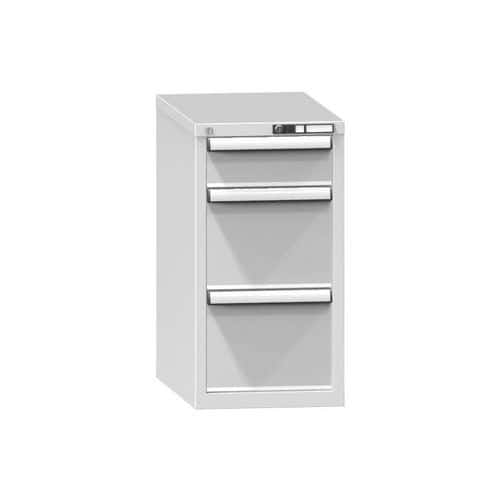 Zásuvková skříň ZH3, 442 x 753 x 840 mm, šedá-šedá