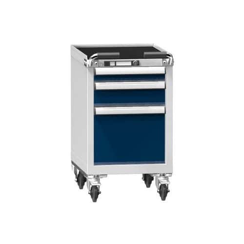 Dílenský vozík ZLM59-1, 19x27D, 442 x 600 x 785 mm, šedá-tmavě modrá