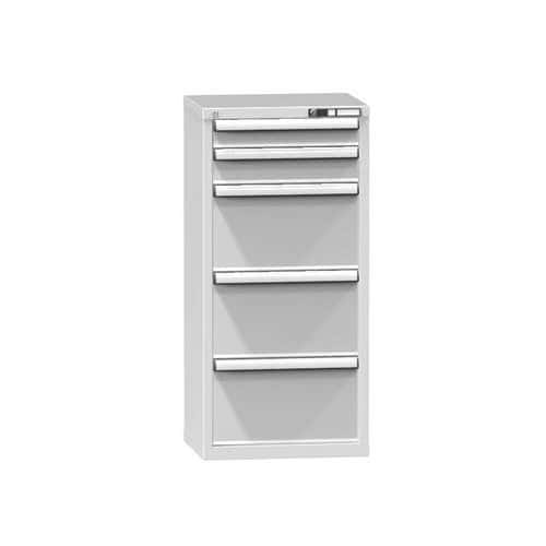 Zásuvková skříň ZN3, 578 x 464 x 1215 mm, šedá-šedá