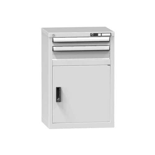 Zásuvková skříň ZN2, 578 x 464 x 840 mm, šedá-šedá