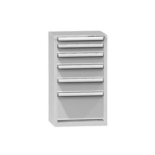 Zásuvková skříň ZN4, 578 x 464 x 990 mm, šedá-šedá