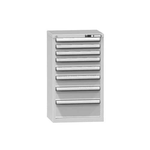 Zásuvková skříň ZN5, 578 x 464 x 990 mm, šedá-šedá