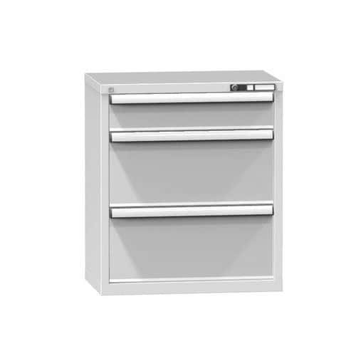 Zásuvková skříň ZP3, 731 x 464 x 840 mm, šedá-šedá