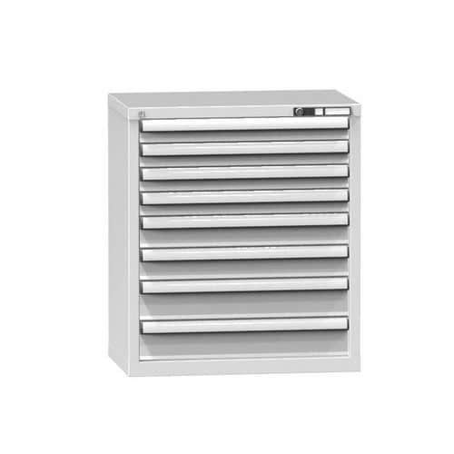 Zásuvková skříň ZP8, 731 x 464 x 840 mm, šedá-šedá