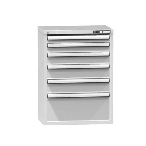 Zásuvková skříň ZP4, 731 x 464 x 990 mm, šedá-šedá