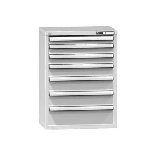 Zásuvková skříň ZP6, 731 x 464 x 990 mm, šedá-šedá