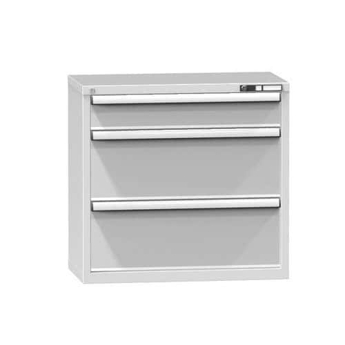 Zásuvková skříň ZR3, 884 x 464 x 840 mm, šedá-šedá