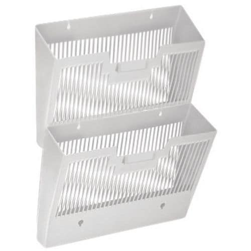 Nástěnný zásobník na dopisy Basics CEP, A4, šedá