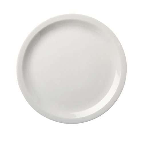 Porcelánový talíř, plytký, bílý, 20 cm