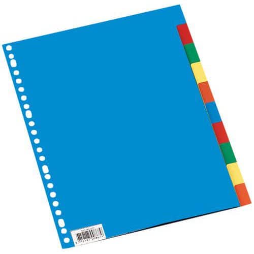 Barevné rozdružovače, A4, 50 ks