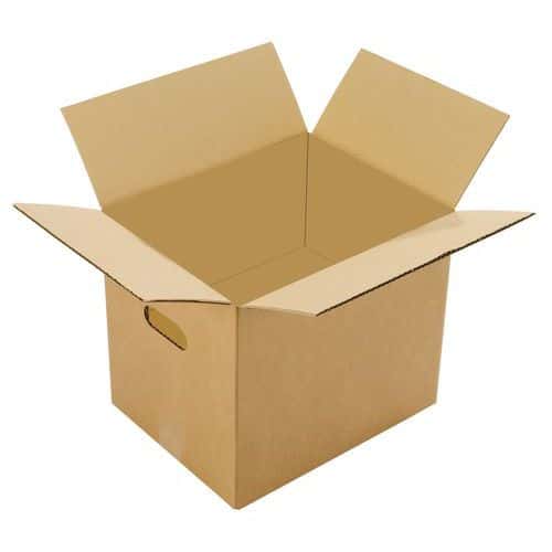 Kartonová krabice s rukojeťmi, 35 x 27,5 x 30 cm