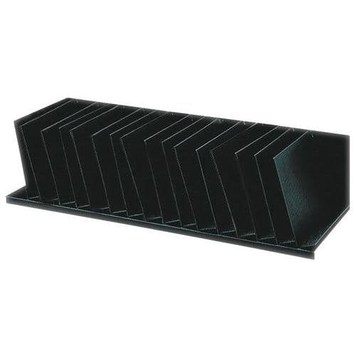 Organizér Paperflow, 14 přihrádek, černý