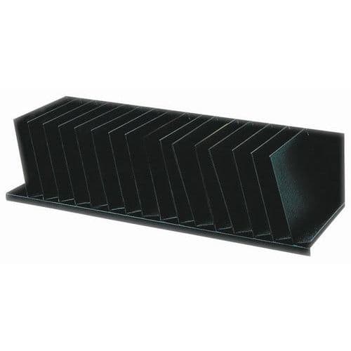 Organizér Paperflow, 16 přihrádek, černý