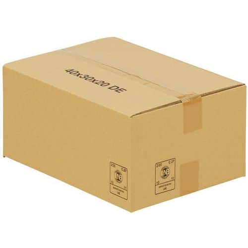 Kartonová krabice Double z dvouvrstvé lepenky, 200 x 300 mm