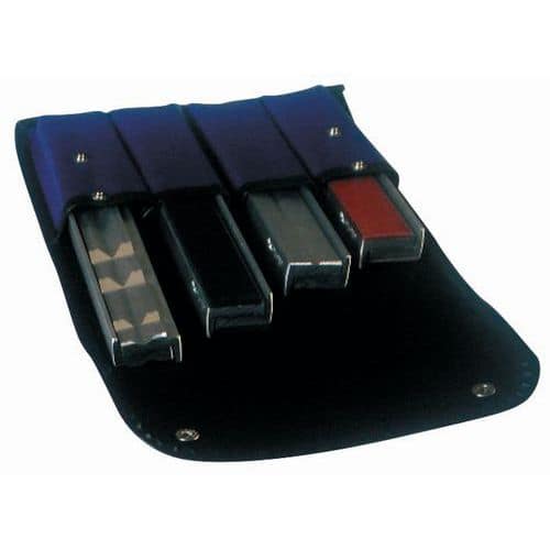 Sada ochranných čelistí do svěráku Dolex, magnetické, 125 mm