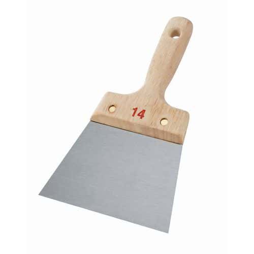 Kovová špachtle Roulor s dřevěnou rukojetí, 140 mm