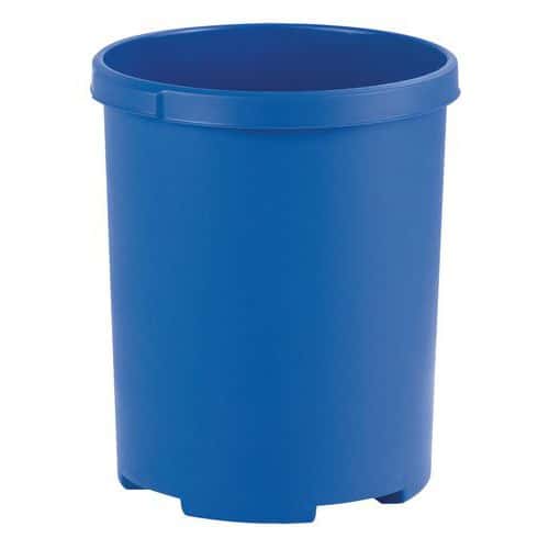 Kulatý odpadkový koš 50 l modrý