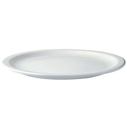 Porcelánový talíř, plytký, bílý, 17 cm