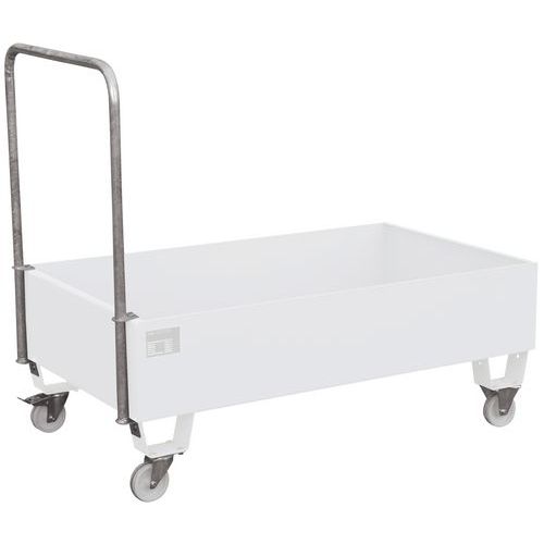 Příslušenství k ocelovým záchytným vanám, kola + madlo