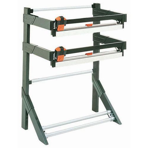 Odvíječ papíru/řezák Hudig Rocholz, max. průměr role: 750 mm, šířka 1000 mm, 2 role