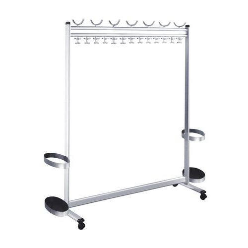 Řadový mobilní věšák Kerkmann Multiline, délka 140 cm
