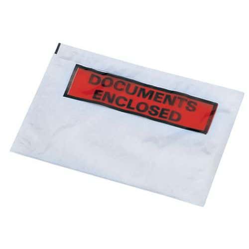 Nalepovací obálky na dokumenty Pac-List, C6, "Documents enclosed"