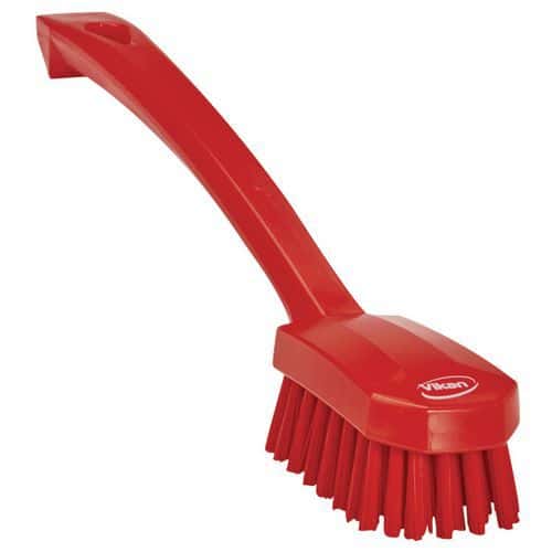 Plastový kartáč na nádobí Vikan, 26 cm, červená