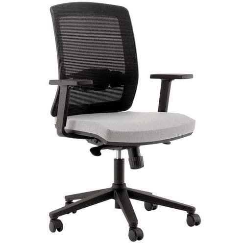 Kancelářská židle Quadrifoglio Deluxe, šedá