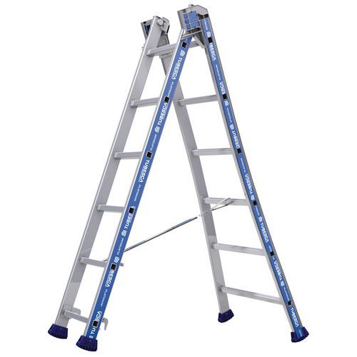 Hliníkový žebřík Platinum 300 Pro Tubesca-Comabi, 2 x 6 příček