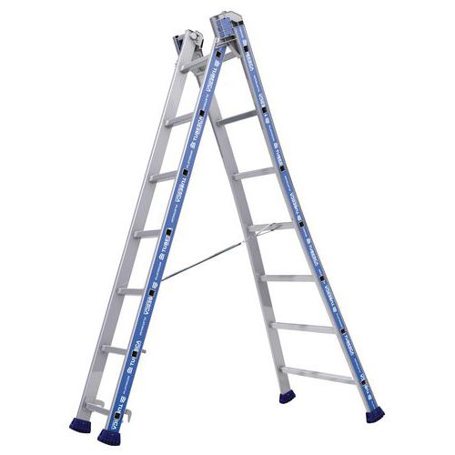 Hliníkový žebřík Platinum 300 Pro Tubesca-Comabi, 2 x 7 příček