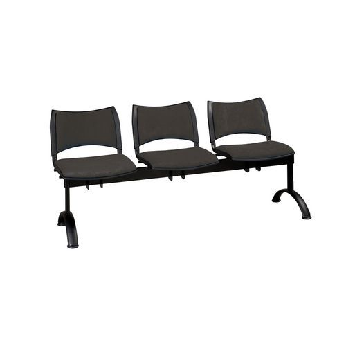 Lavice Smart, třímístná, černá