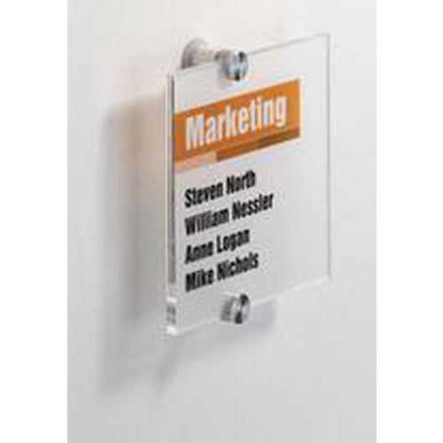 Informační dveřní tabulka Crystal Sign, 148 x 148 mm