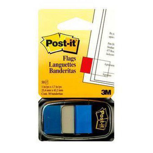 Samolepicí záložky Post-it, 6 ks, modré