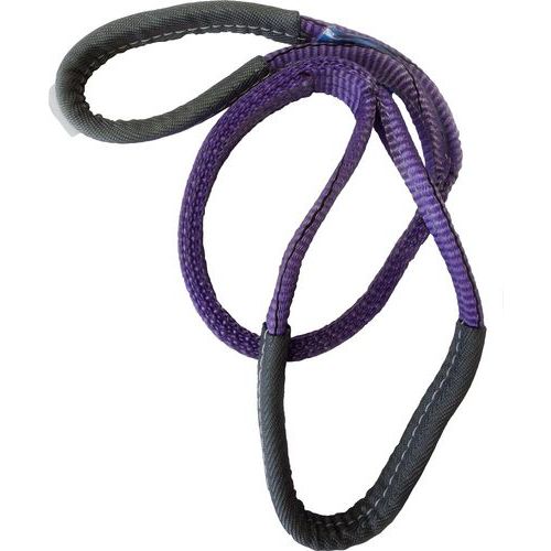 Zvedací popruh s textilními oky, do 1 000 kg, dvouvrstvý, délka 1 m