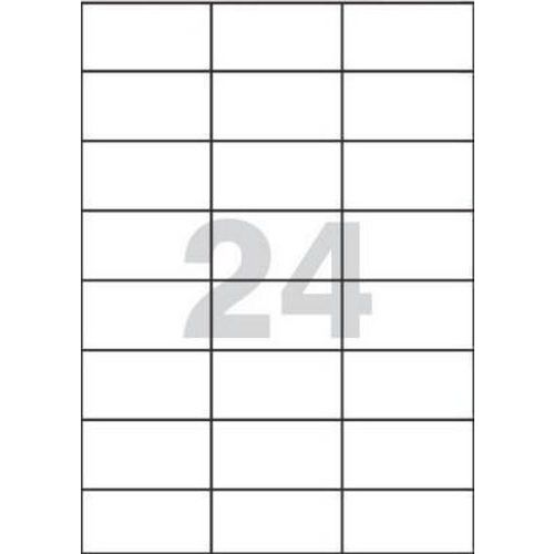 Samolepicí etikety, 70 x 37 mm, 100 ks