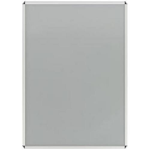 Rám na plakáty P25, oblé rohy, stříbrný, A0