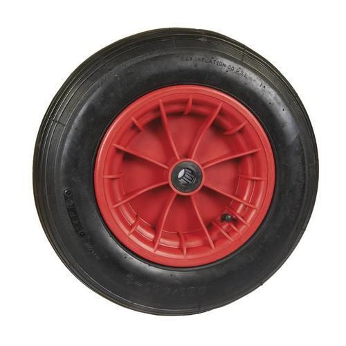 Nafukovací kolo, průměr 400 mm, valivé ložisko, průměr otvoru hřídele 20 mm