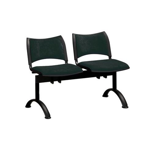 Lavice Smart, dvoumístná, černá