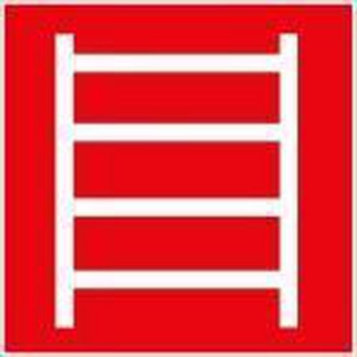 Požární fotoluminiscenční bezpečnostní tabulka - Požární žebřík, plast