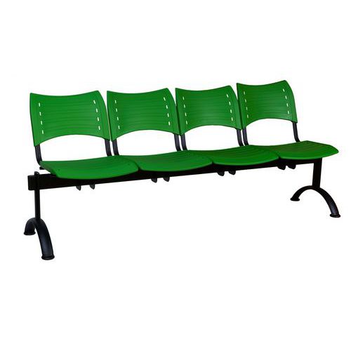 Lavice Visio, čtyřmístná, zelená