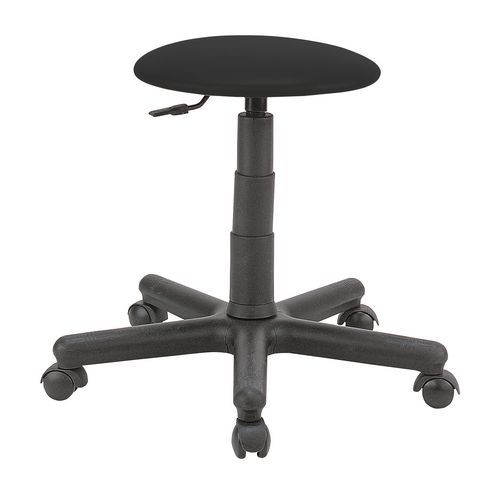 Pracovní stolička Golia s kolečky, černá