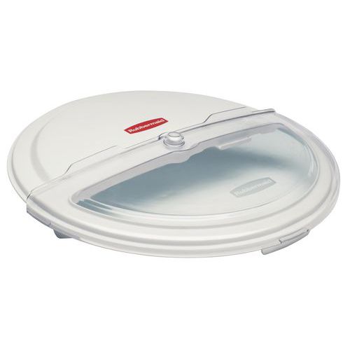 Víko pro plastové kontejnery, otevíratelný průhled, průměr 52 cm