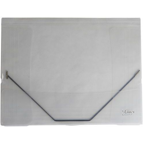 Plastové spisové desky Round, 10 ks, transparentní