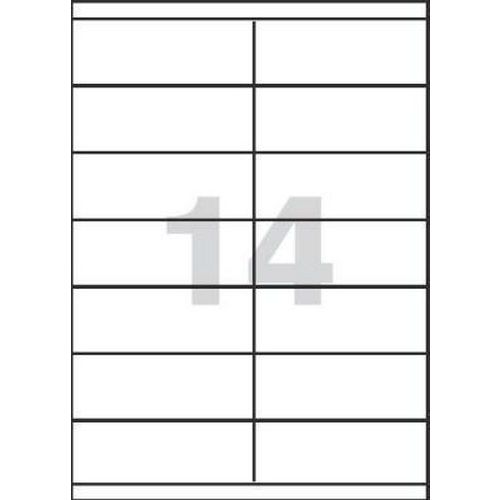 Samolepicí etikety, 105 x 42,3 mm, 100 ks