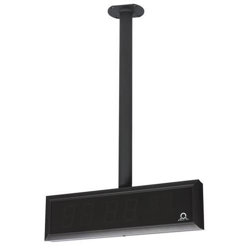 Digitální interiérové hodiny, jednostranné, stropní závěs 50 cm