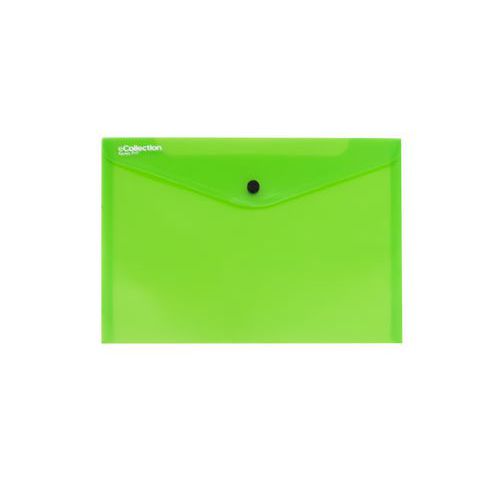 Plastové spisové desky Quick na cvok, 10 ks, zelené