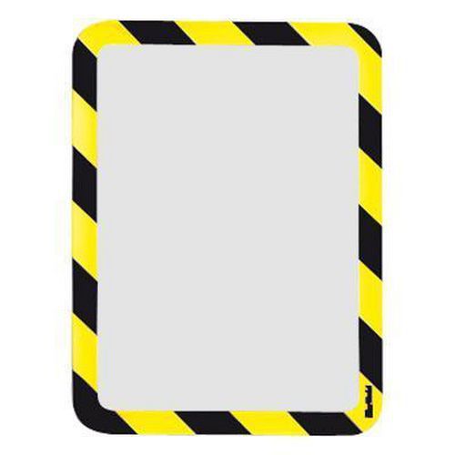 Signální kapsa Shanghai A4, samolepicí, černá/žlutá